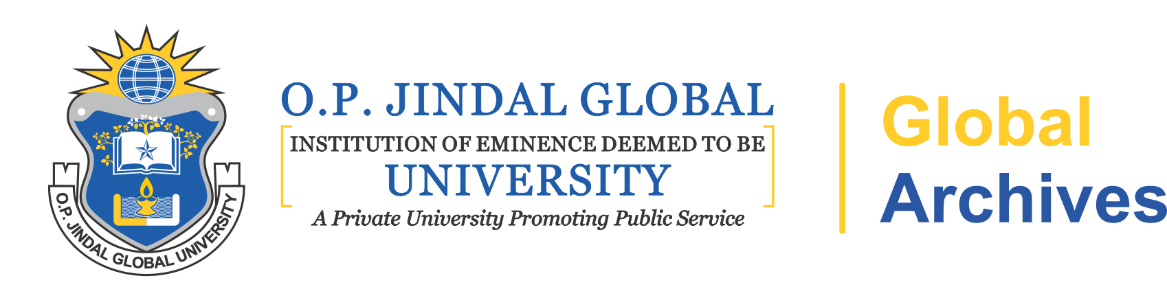 O.P. Jindal Global University - Archives Management Logo